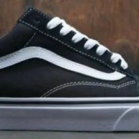 NEW Vans Old Skool Black White Sneaker Mens