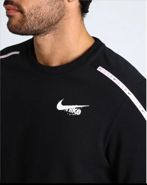 Nike  |U-Neck Collaboration Long Sleeves Cotton Logo Sweatshirts