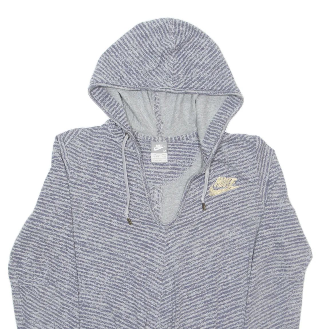 NIKE Womens Grey Hoodie M