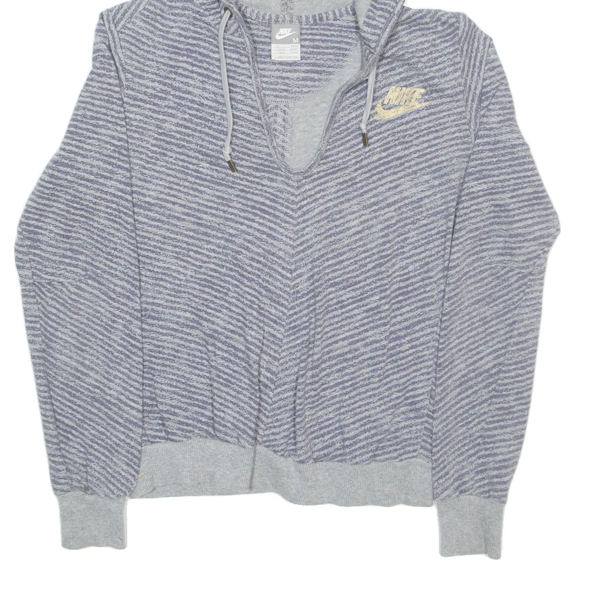 NIKE Womens Grey Hoodie M