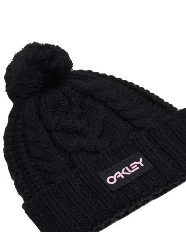 Oakley Harper Pom Beanie - Blackout