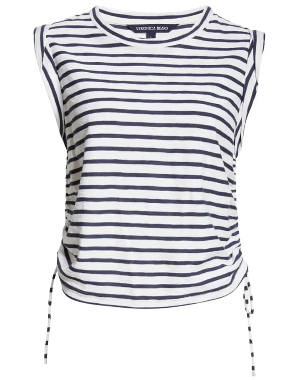 Off White and Marine Stripe Vinci Top