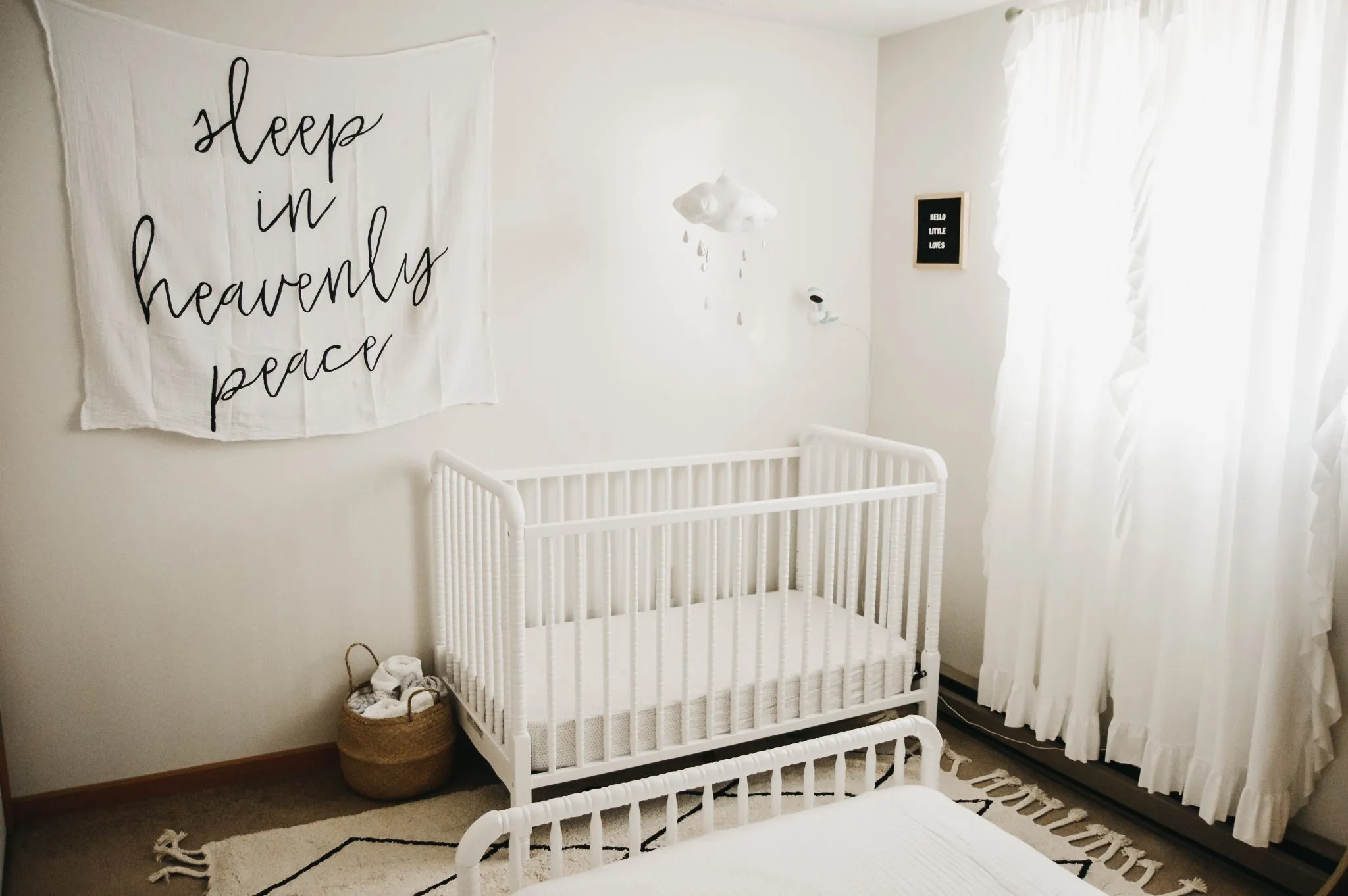 Organic Swaddle + Wall Art -  Sleep in heavenly peace