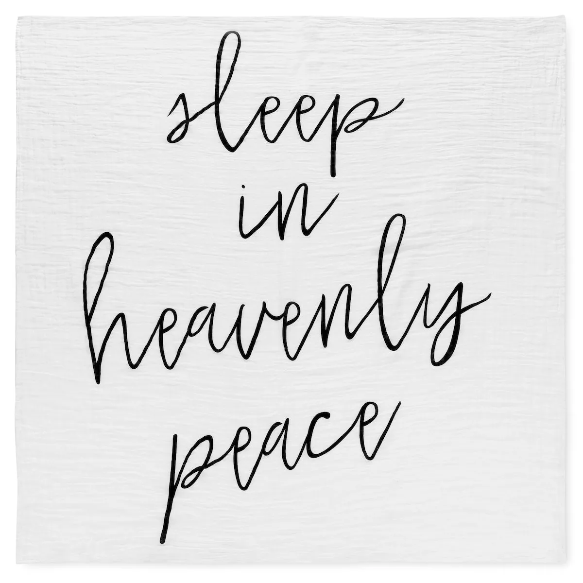 Organic Swaddle + Wall Art -  Sleep in heavenly peace