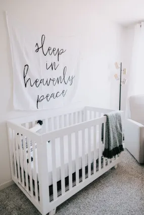 Organic Swaddle + Wall Art -  Sleep in heavenly peace