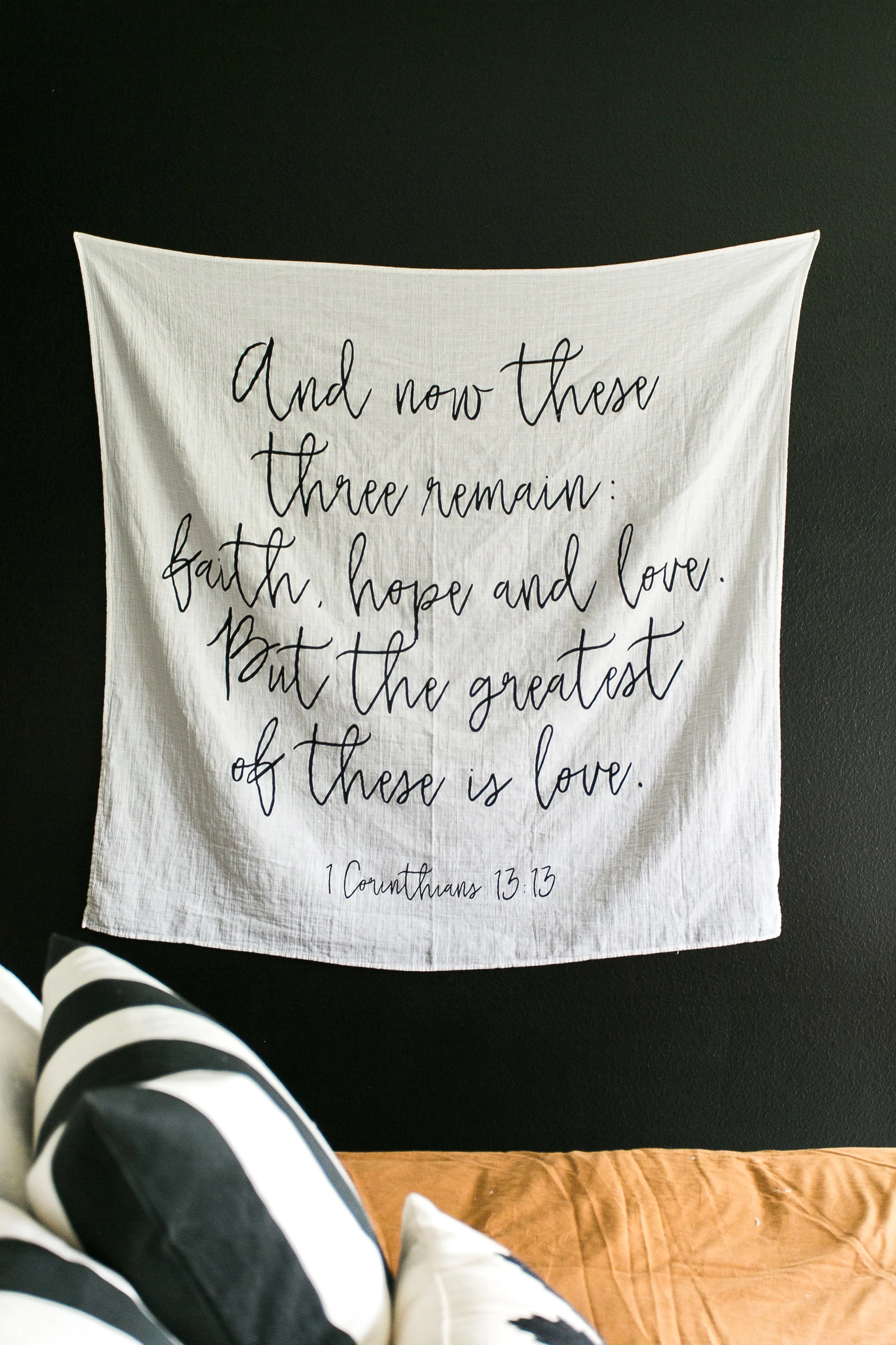 Organic Swaddle -  1 Corinthians 13:13