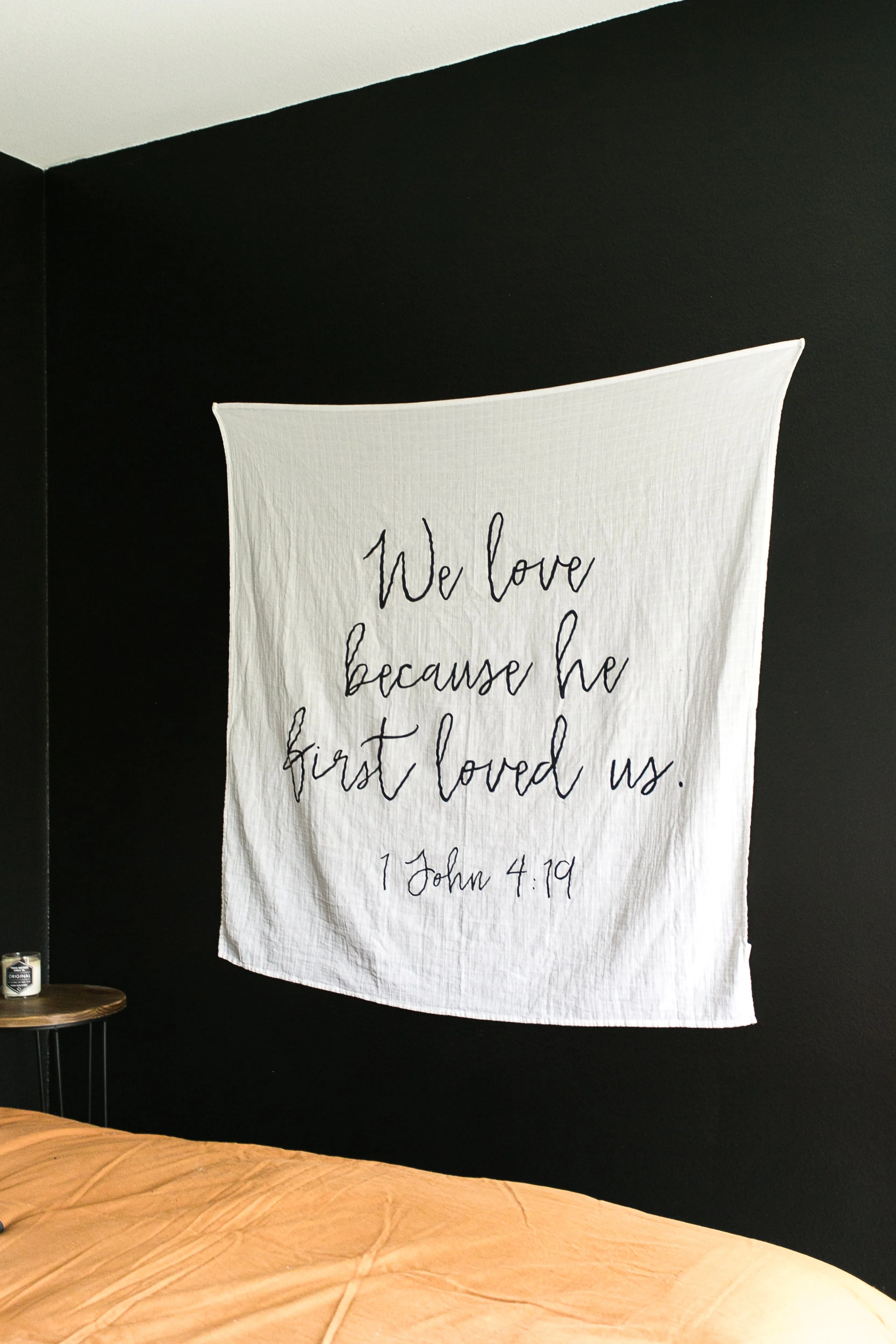 Organic Swaddle -  1 John 4: 19