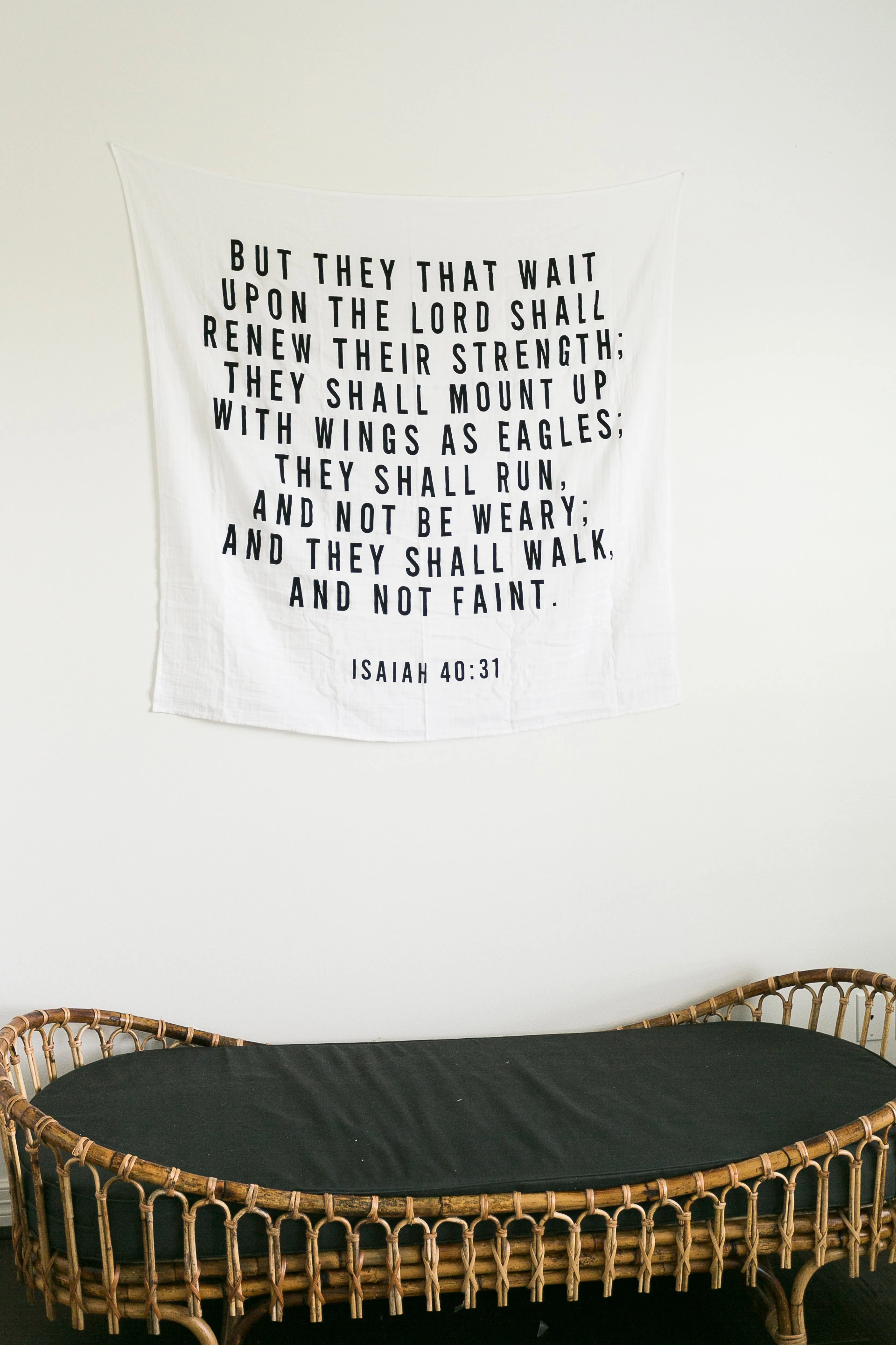 Organic Swaddle -   Isaiah 40:31