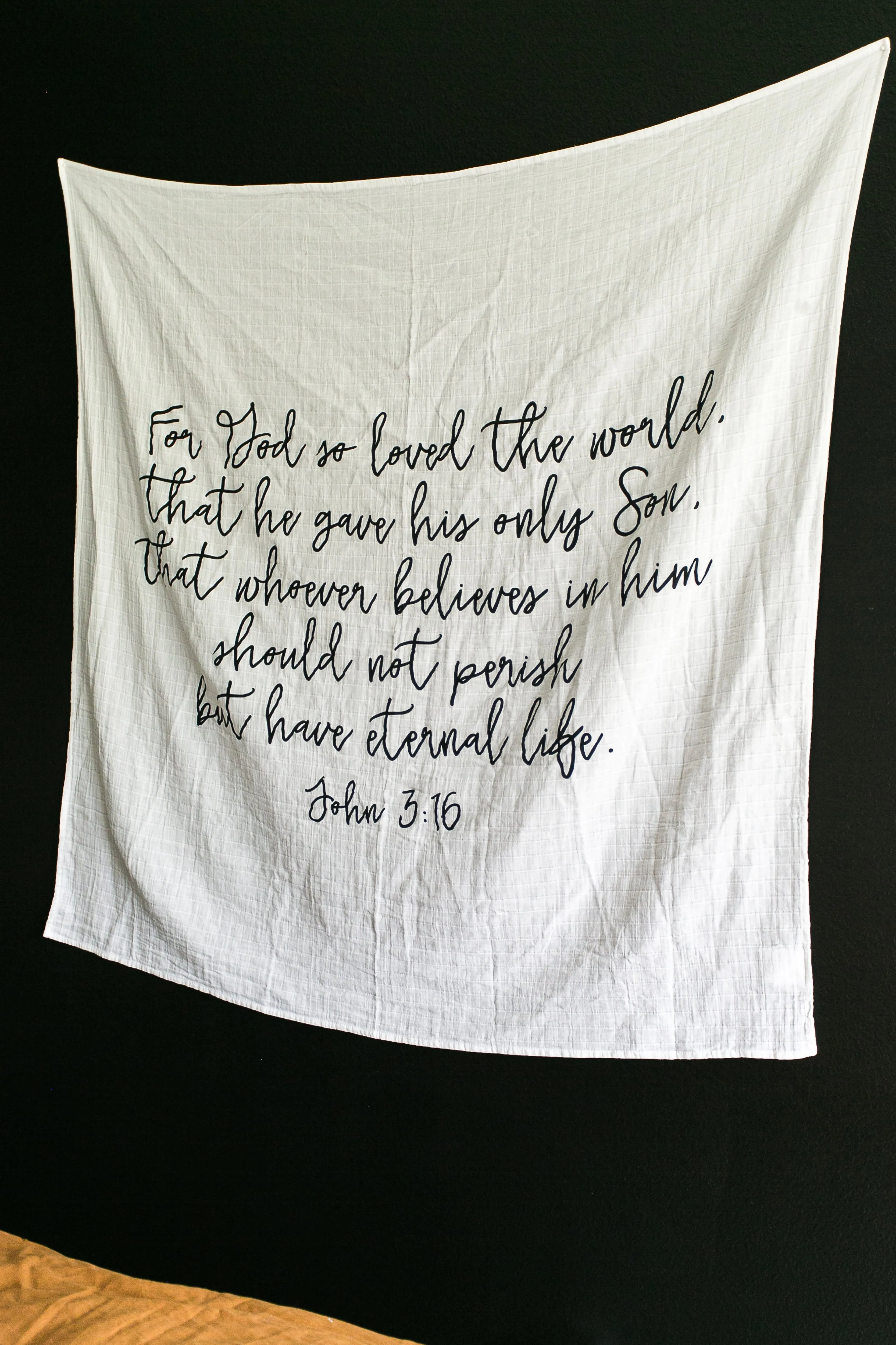 Organic Swaddle -  John 3:16