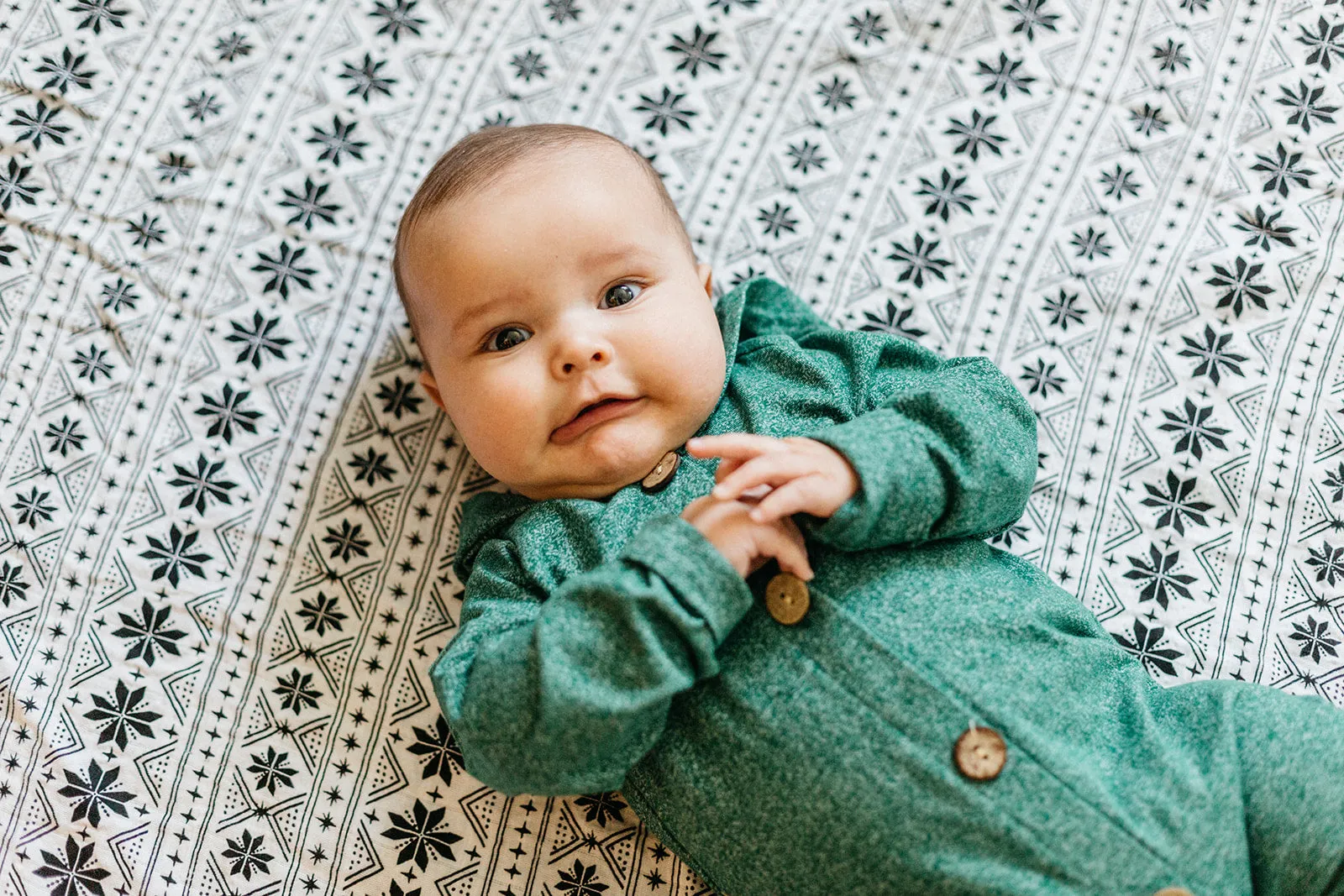 Organic Swaddle -  Nordic Winter 