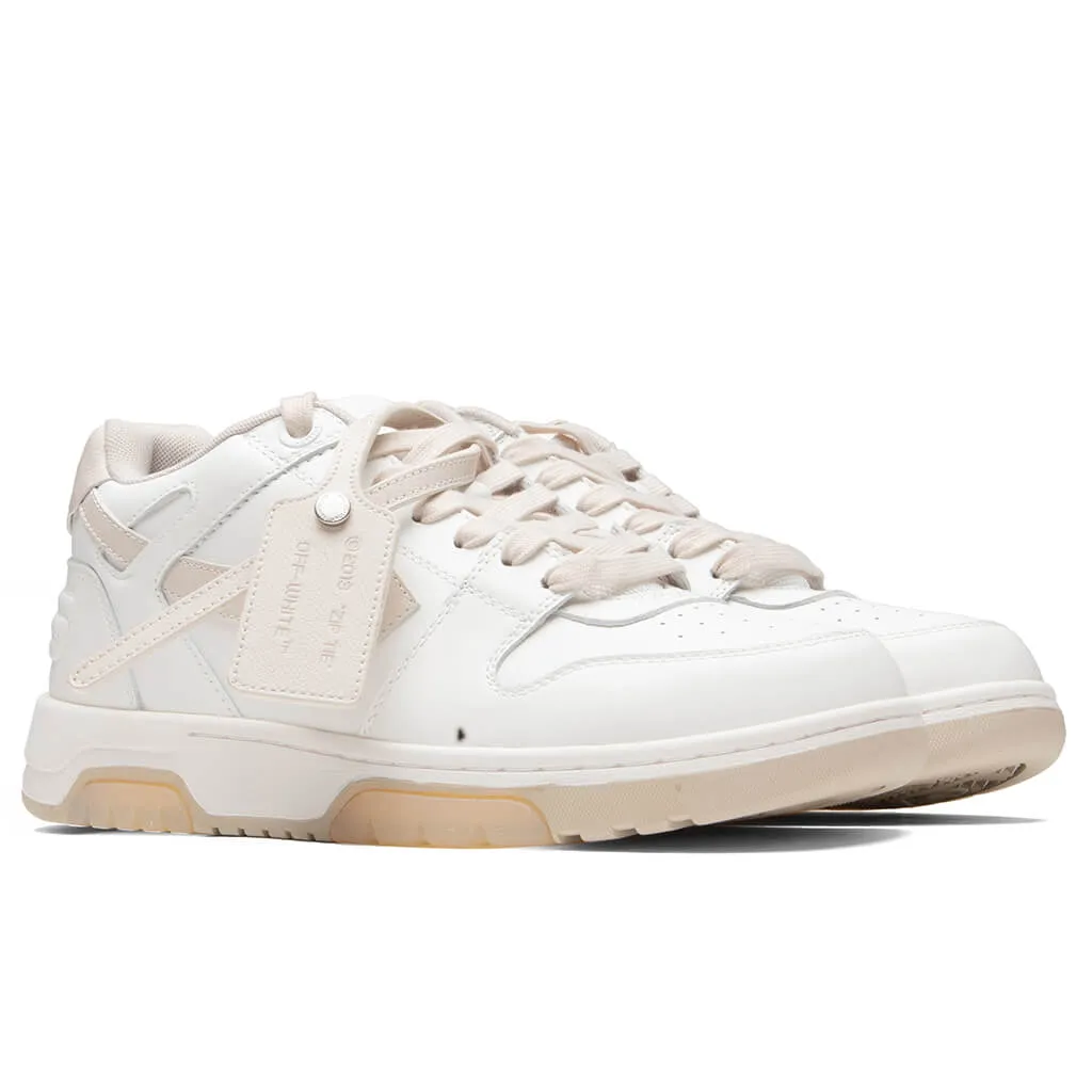 Out Of Office Calf Leather - White/Beige