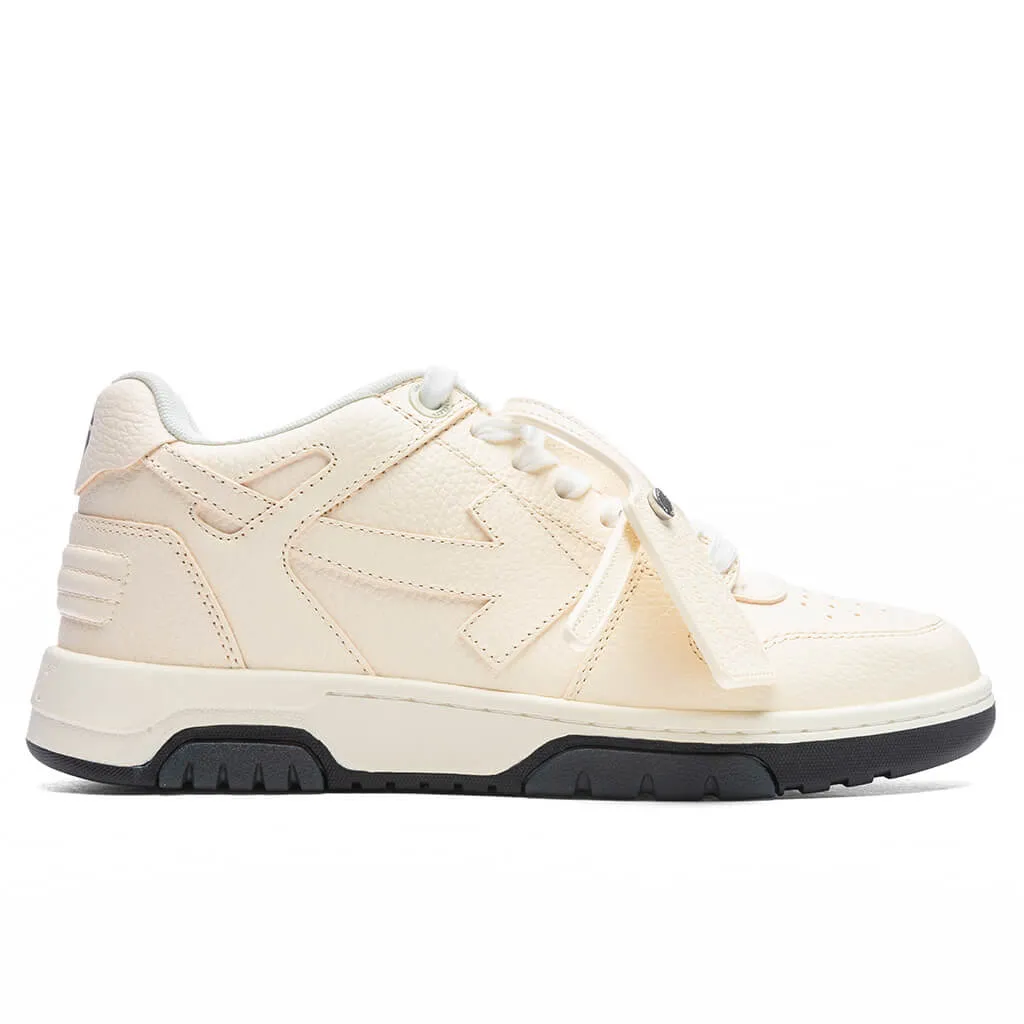 Out of Office Grained Leather Lea - White/White