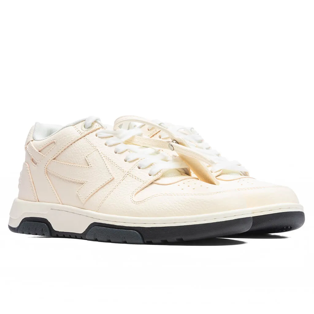 Out of Office Grained Leather Lea - White/White