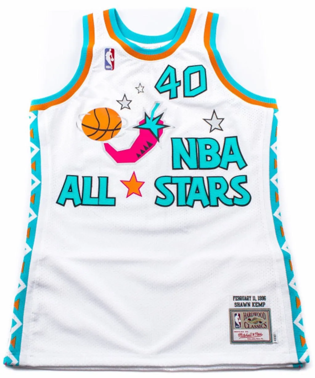 Packer Shoes x Mitchell and Ness Authentice Jersey 1996 NBA All Stars Shawn Kemp