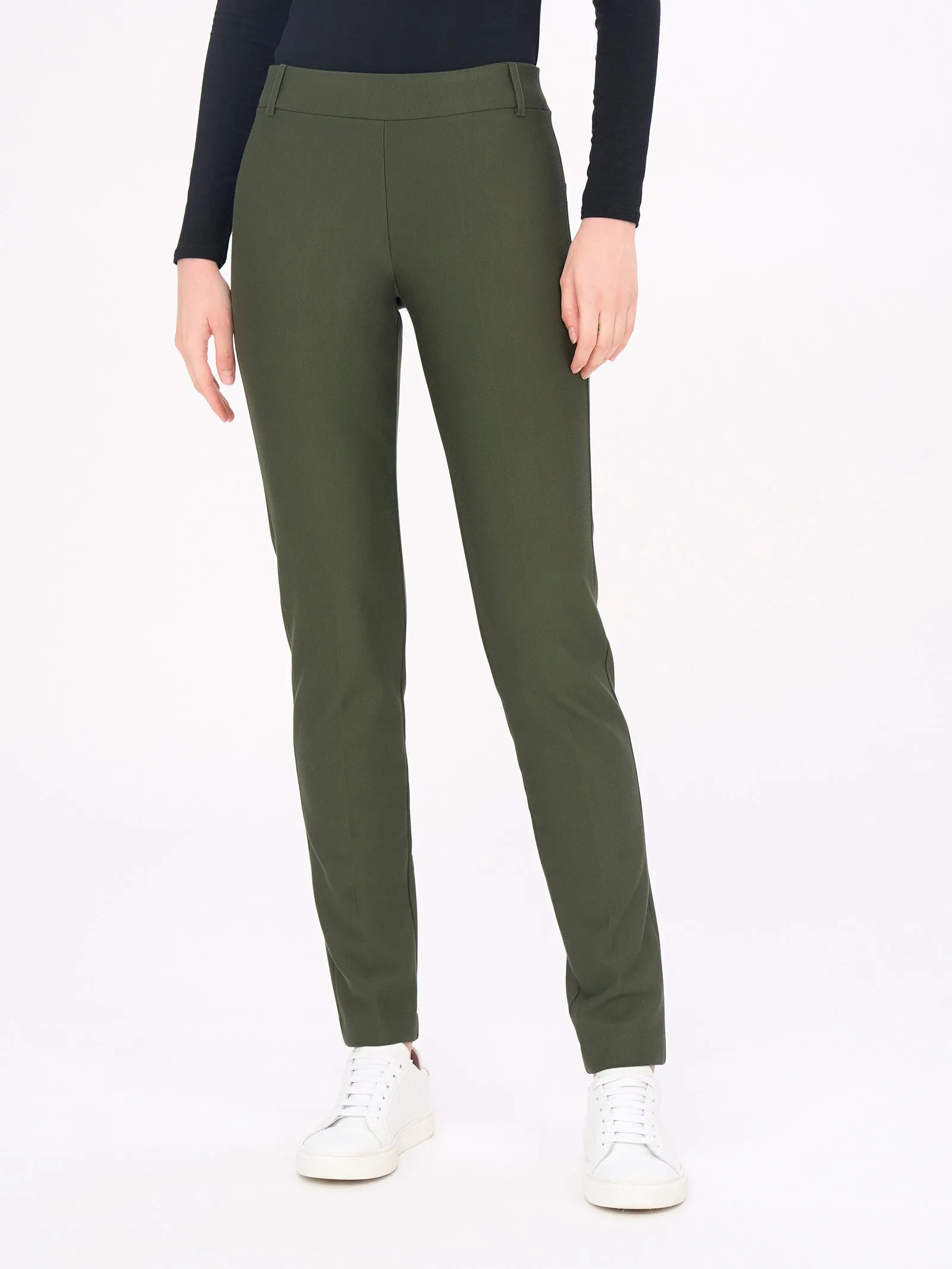 Pantalone a sigaretta in tessuto Compact - Pine Bark