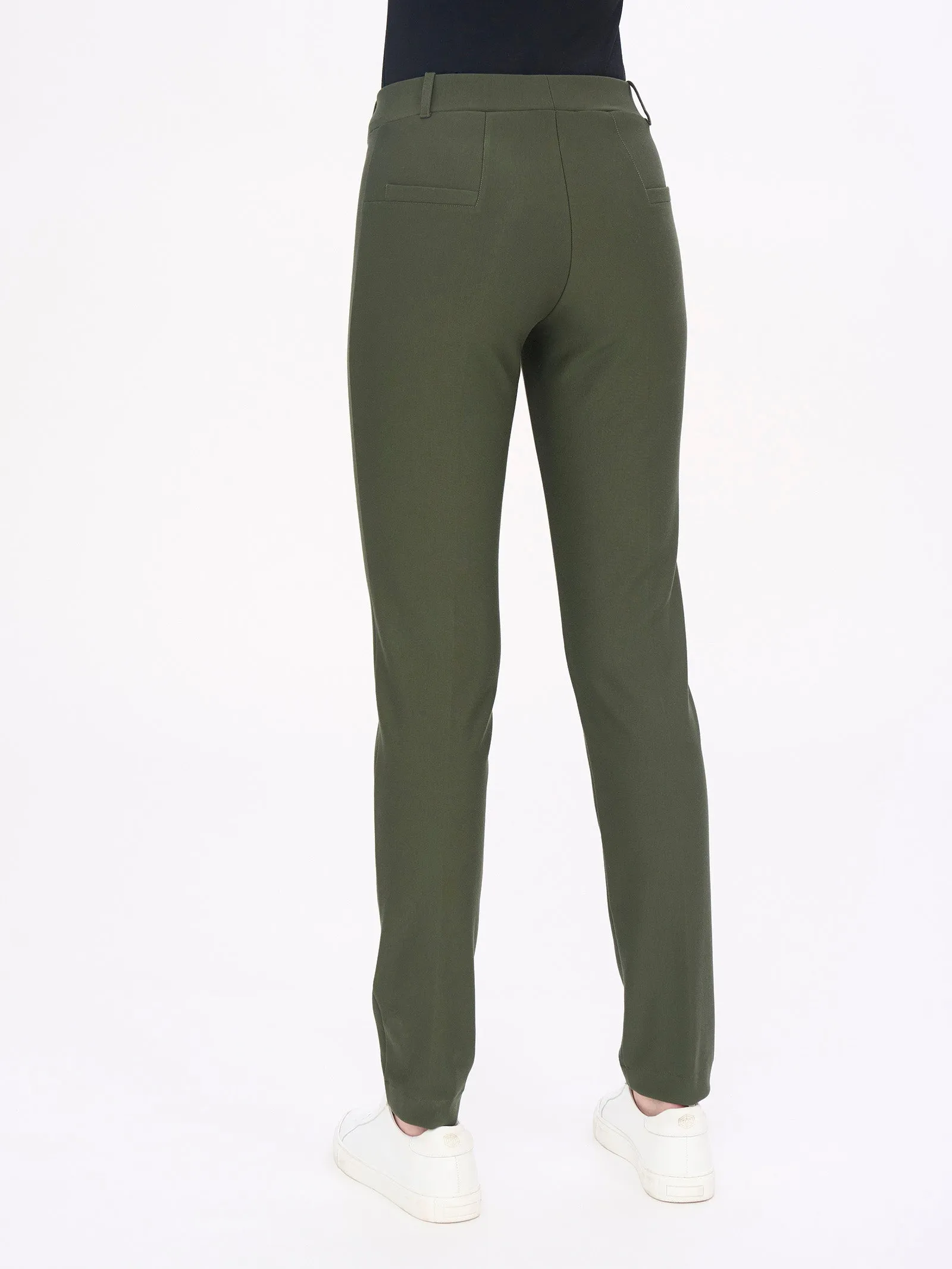 Pantalone a sigaretta in tessuto Compact - Pine Bark