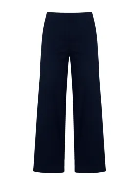 Pantalone ampio alla caviglia in Satin Power - Bleu