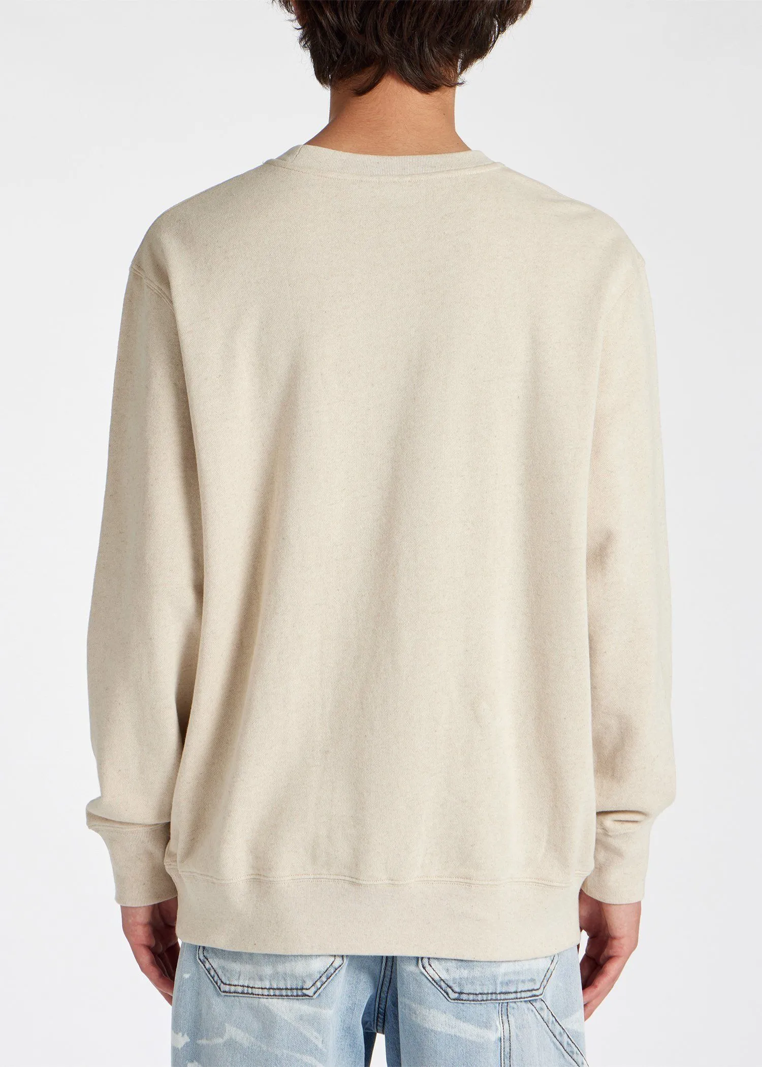 Paul Smith  |Crew Neck Pullovers Zebra Patterns Linen Street Style