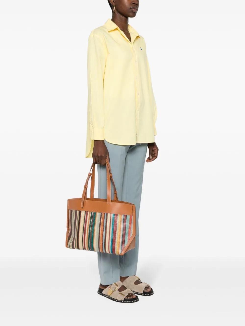 Paul Smith    Paul Smith Signature Stripe Tote Bag