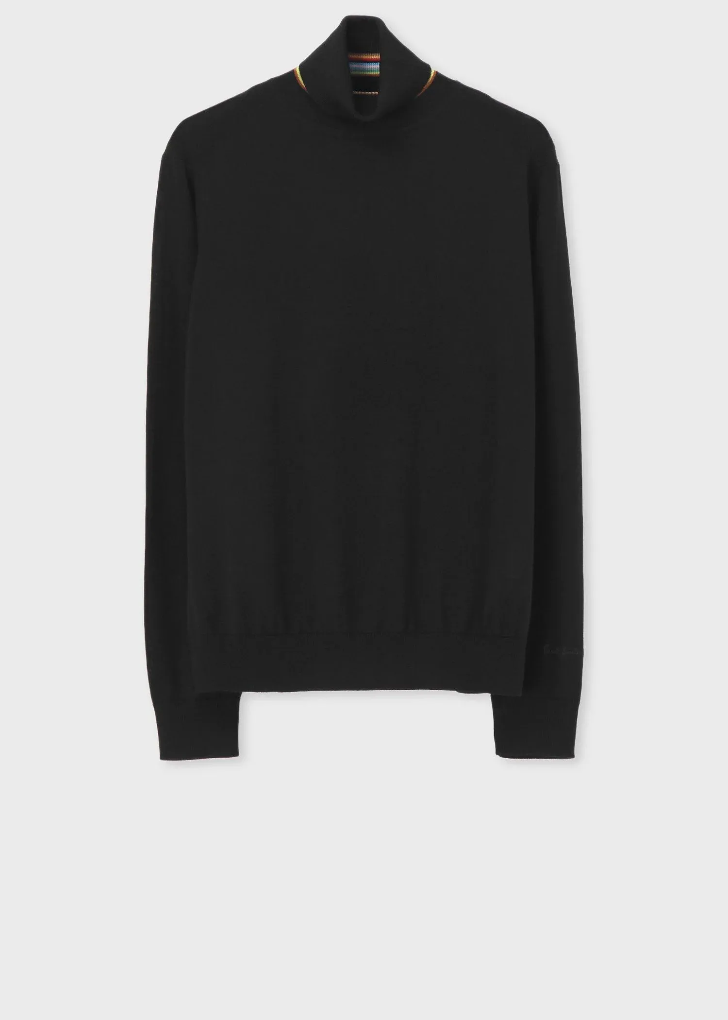 Paul Smith  |Wool Long Sleeves Plain Logo Sweaters