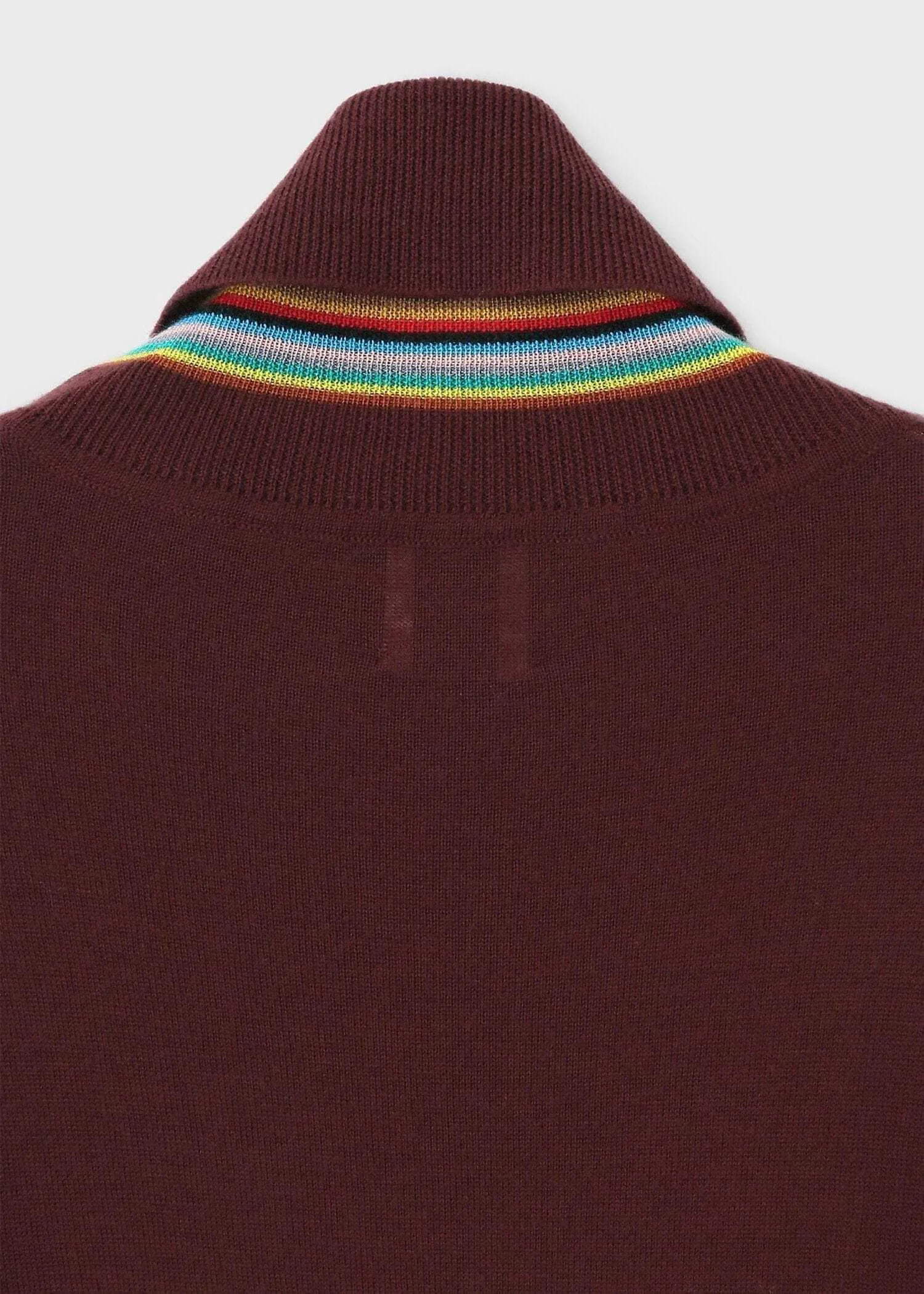 Paul Smith  |Wool Long Sleeves Plain Logo Sweaters