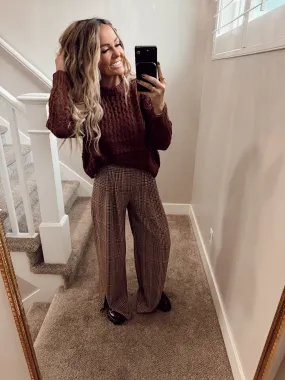 Plaid pant