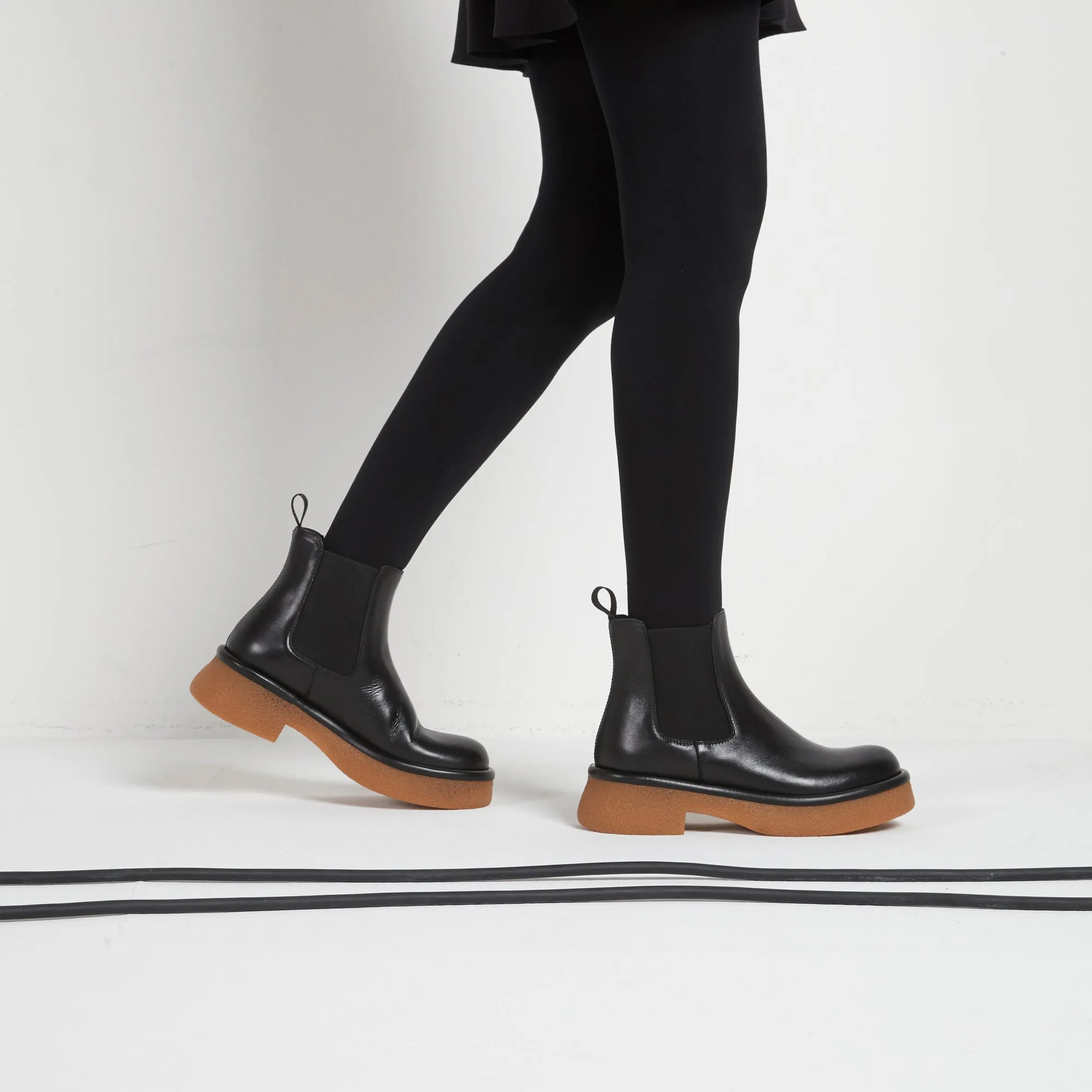 Plain chelsea boot black