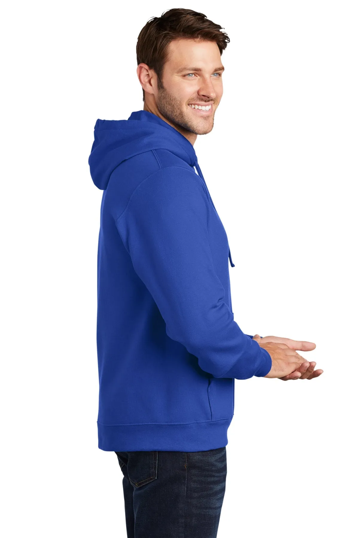 Port & Co. Fleece Hoodie, True Royal [Via Transportation / Sioux Area Metro]