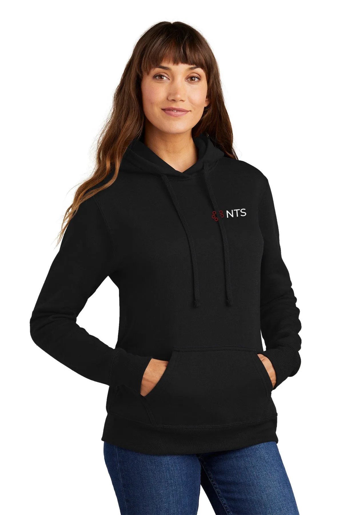 Port & Company Ladies Hoodie, Jet Black [NexTech Solutions]