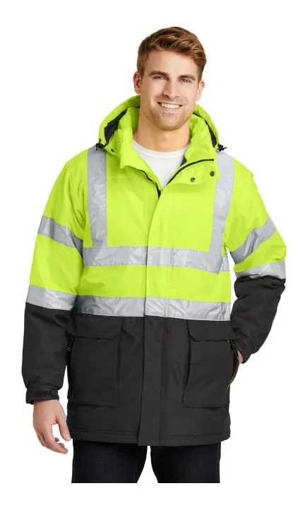 Port Authority J799S ANSI 107 Class 3 Safety Heavyweight Parka