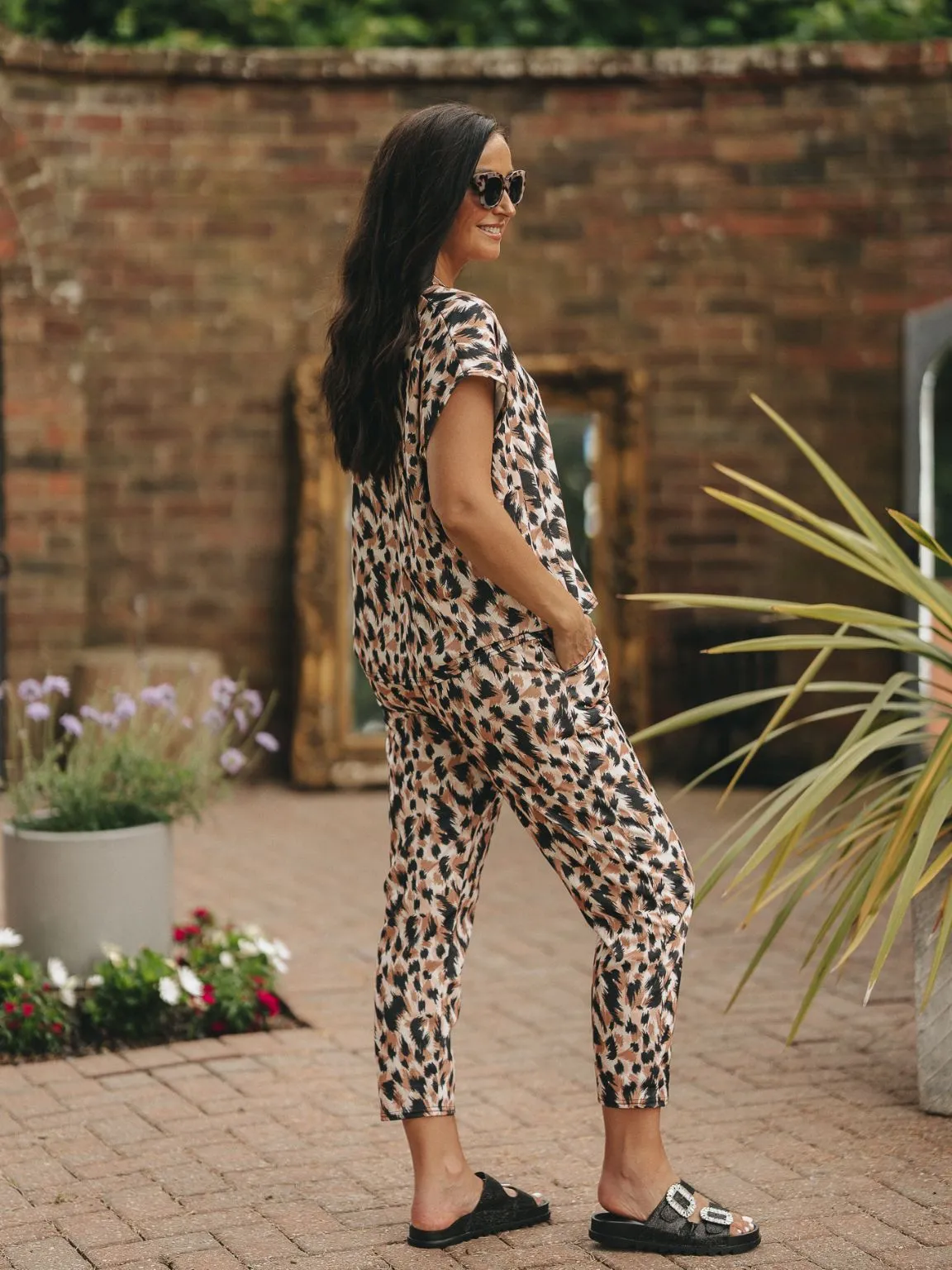 Printed Verity Two Piece Jogger Set