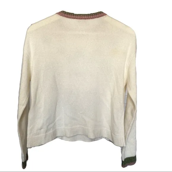 RED VALENTINO Flora wool sweater