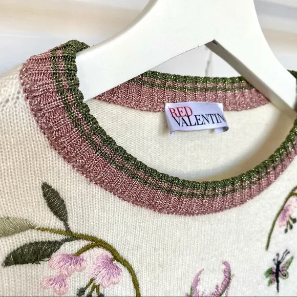 RED VALENTINO Flora wool sweater