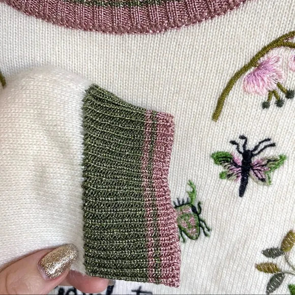 RED VALENTINO Flora wool sweater