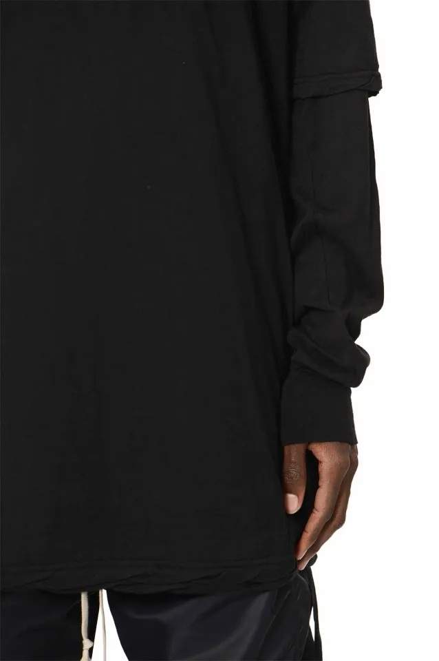 RICK OWENS  |Crew Neck Pullovers Street Style Long Sleeves Plain Cotton