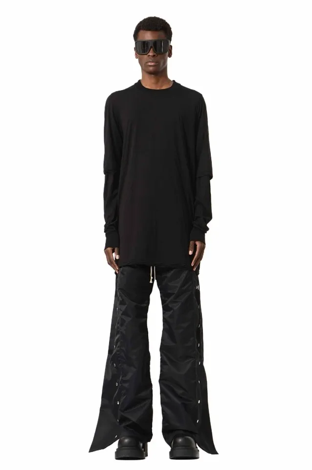 RICK OWENS  |Crew Neck Pullovers Street Style Long Sleeves Plain Cotton