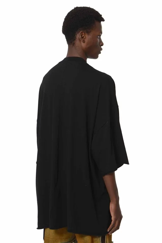 RICK OWENS  |Crew Neck Pullovers Street Style Plain Cotton Short Sleeves