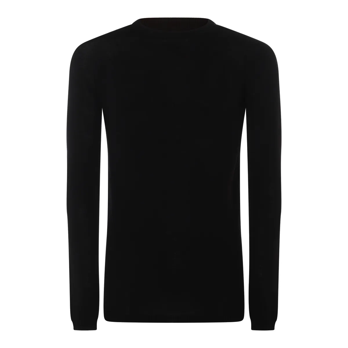 RICK OWENS  |Wool Long Sleeves Plain Designers Sweaters