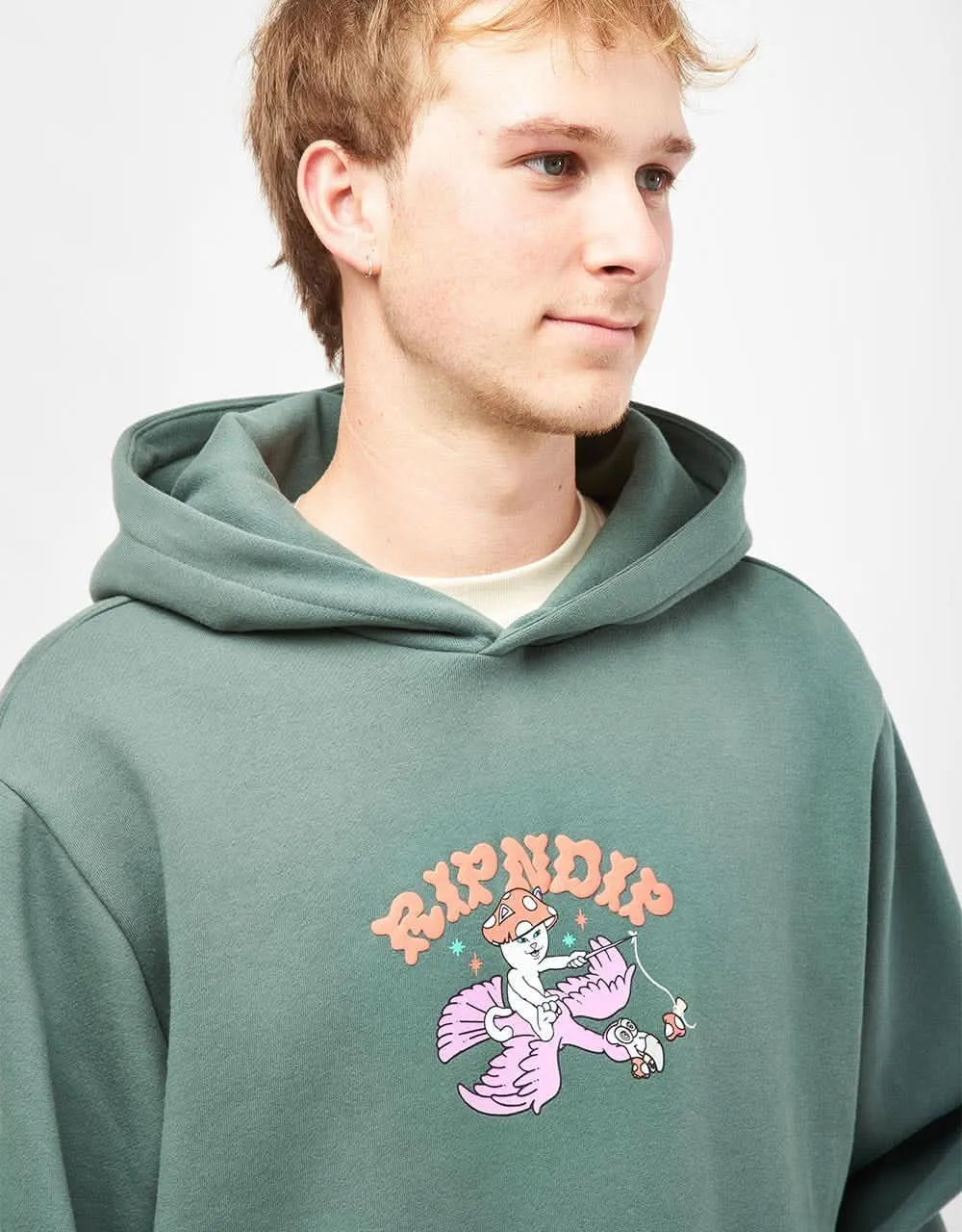 RIPNDIP Take A Trip Pullover Hoodie - Alpine Green