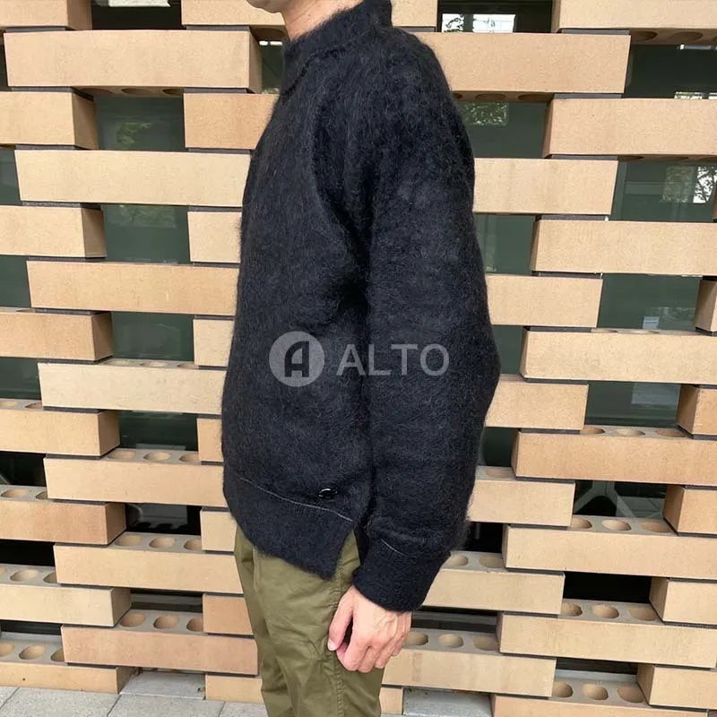 sacai  |Wool Long Sleeves Plain Logo Designers Sweaters