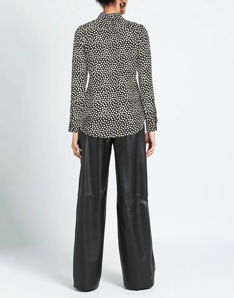 Saint Laurent  |Dots Long Sleeves Shirts & Blouses