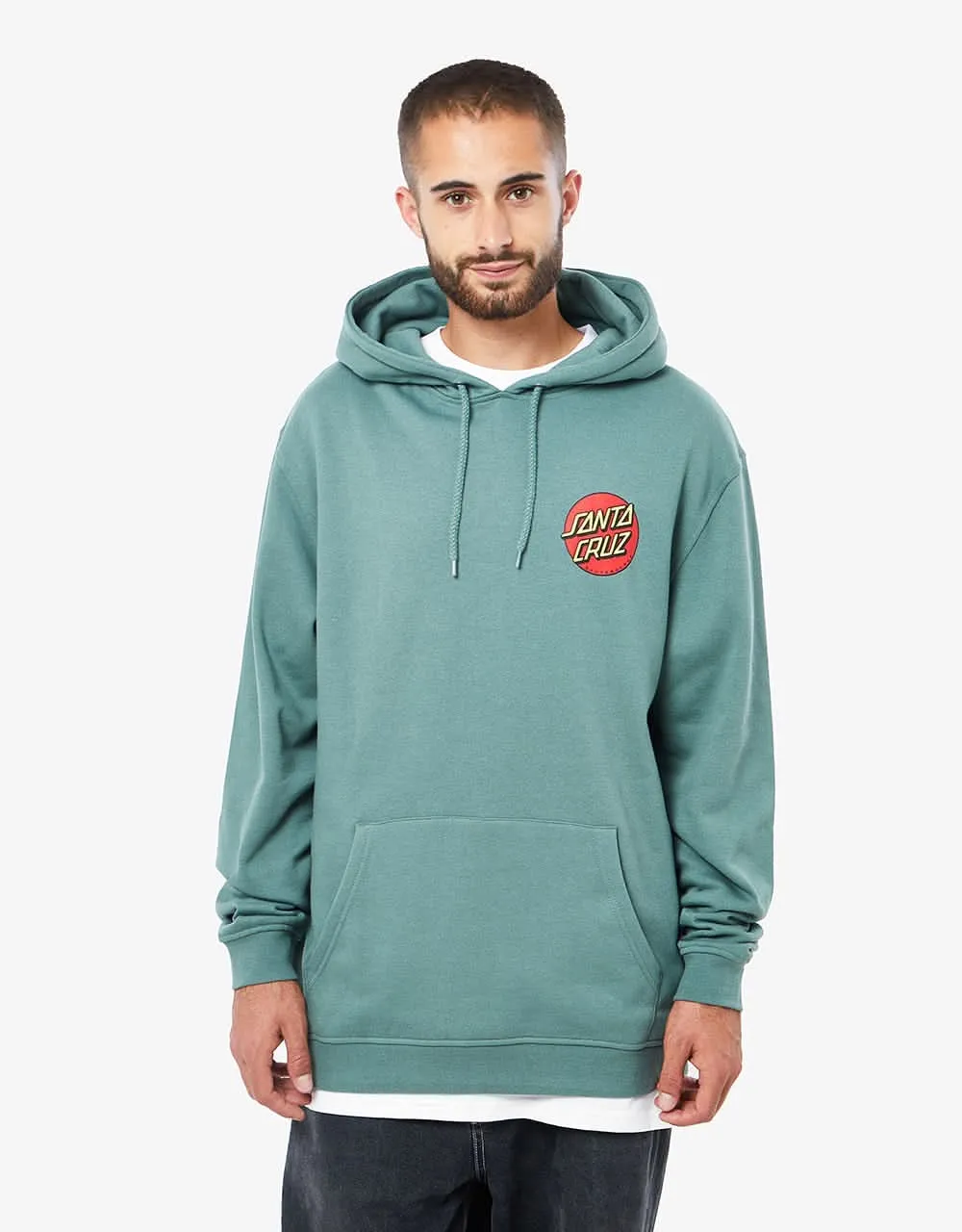 Santa Cruz Classic Dot Chest Pullover Hoodie - Sage