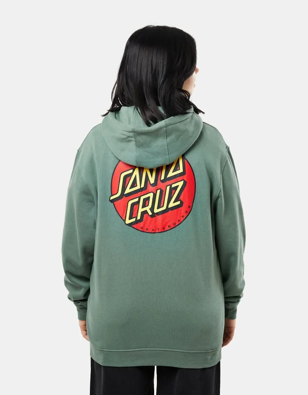 Santa Cruz Classic Dot Chest Pullover Hoodie - Sage