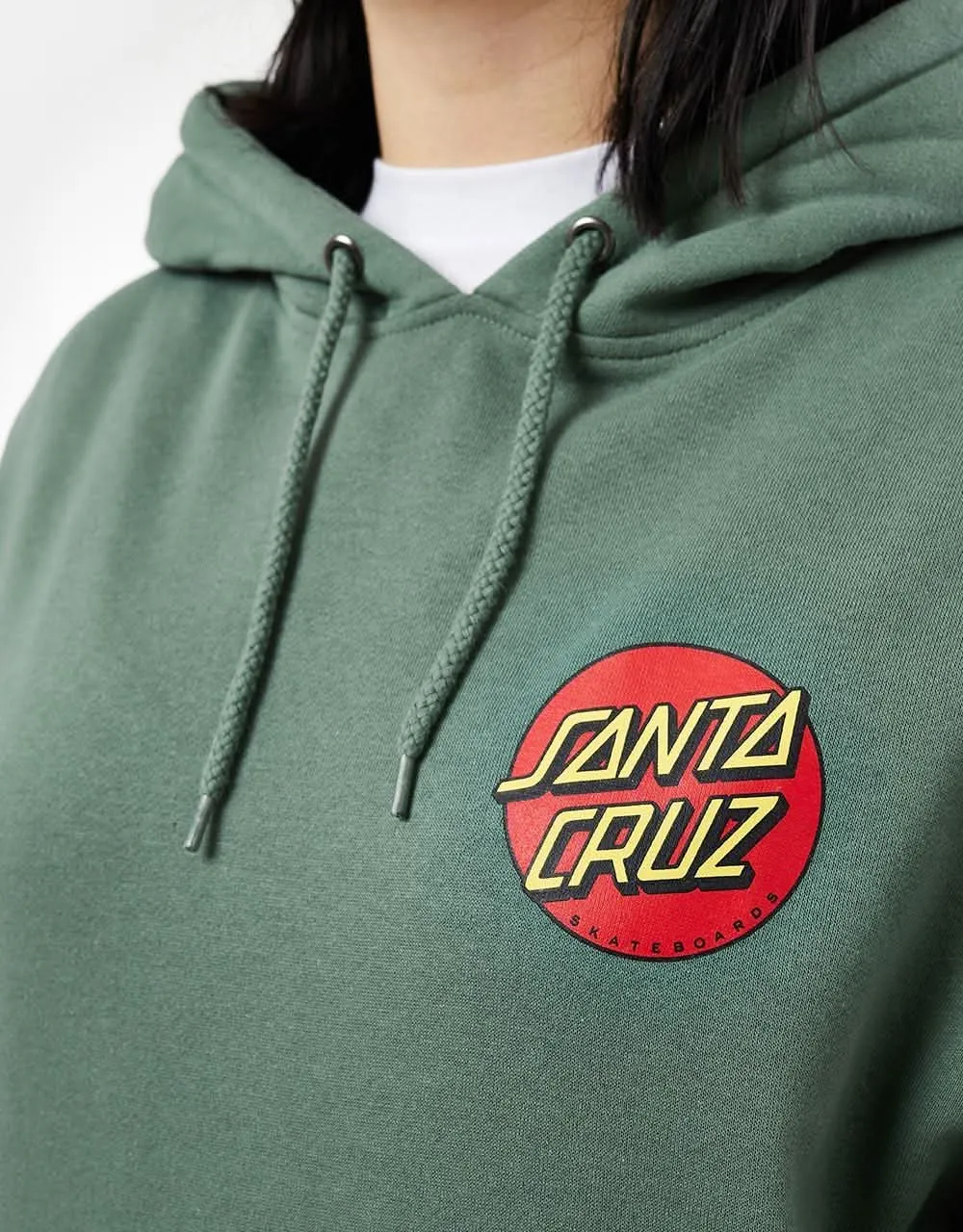 Santa Cruz Classic Dot Chest Pullover Hoodie - Sage