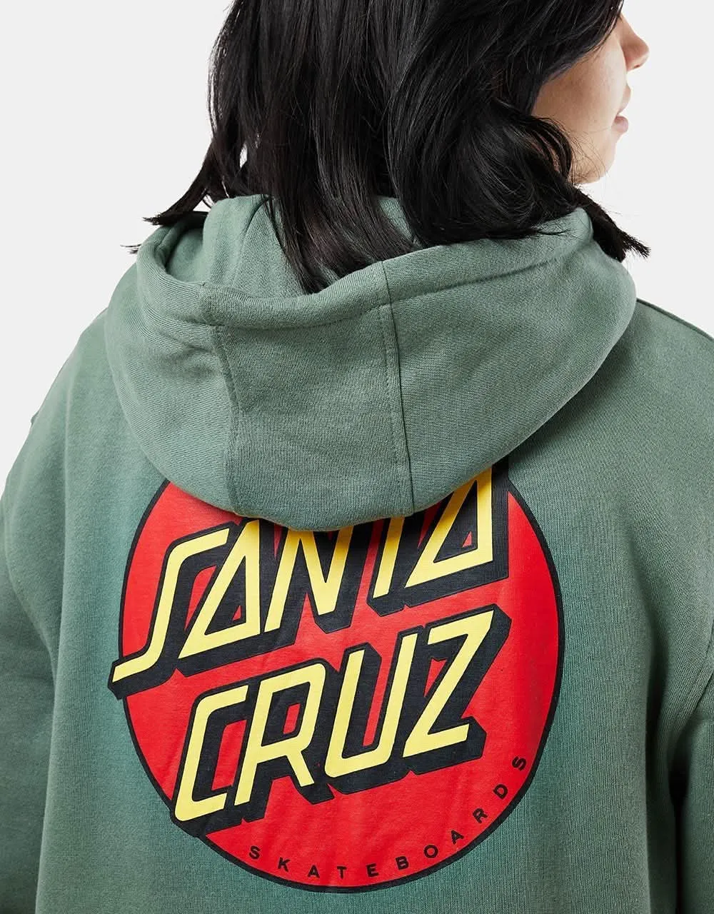 Santa Cruz Classic Dot Chest Pullover Hoodie - Sage