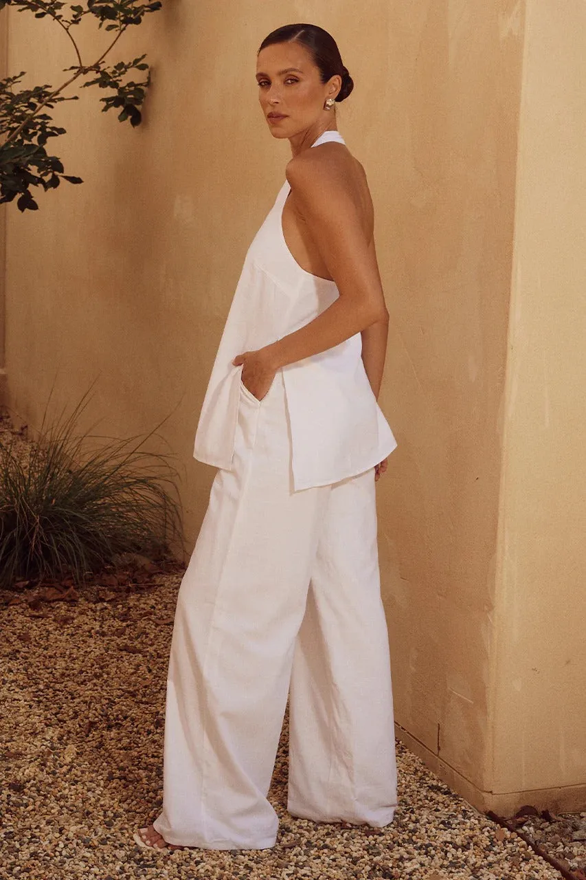 Saphara Pant - White