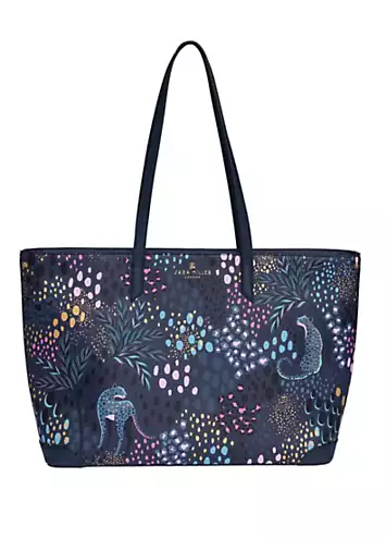 Sara Miller Midnight Leopard Large Tote Bag | Grattan