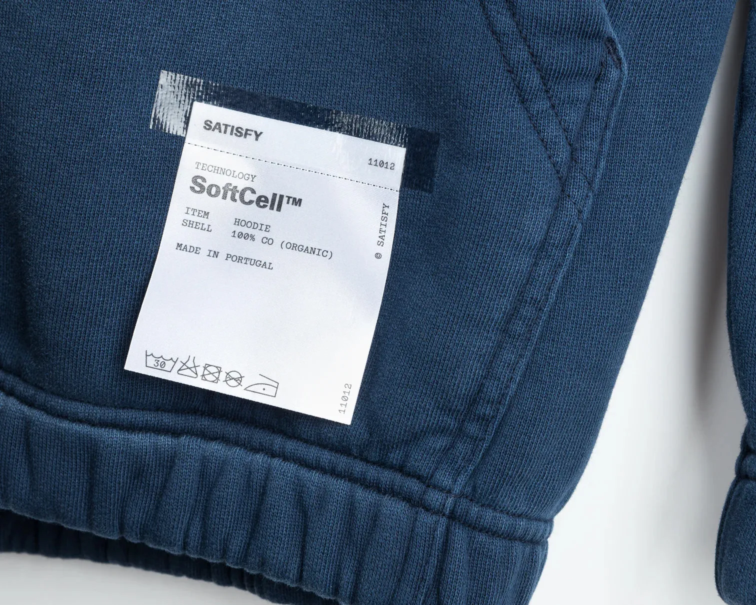 Satisfy SoftCell Hoodie Sun Bleached Indigo