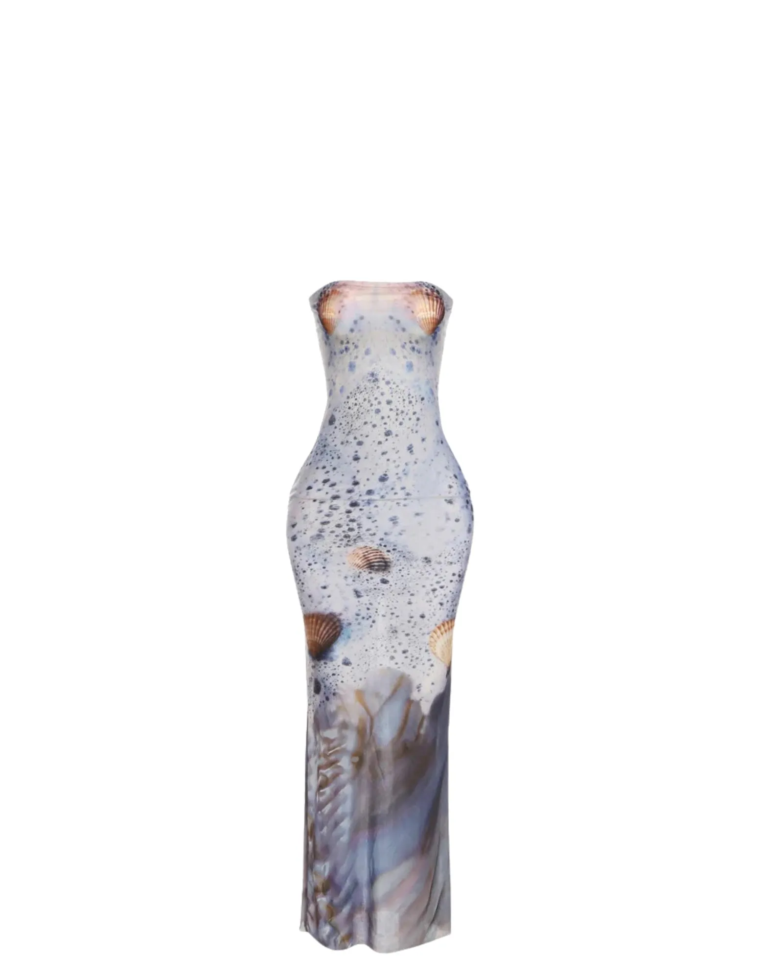 Seashell Print Maxi