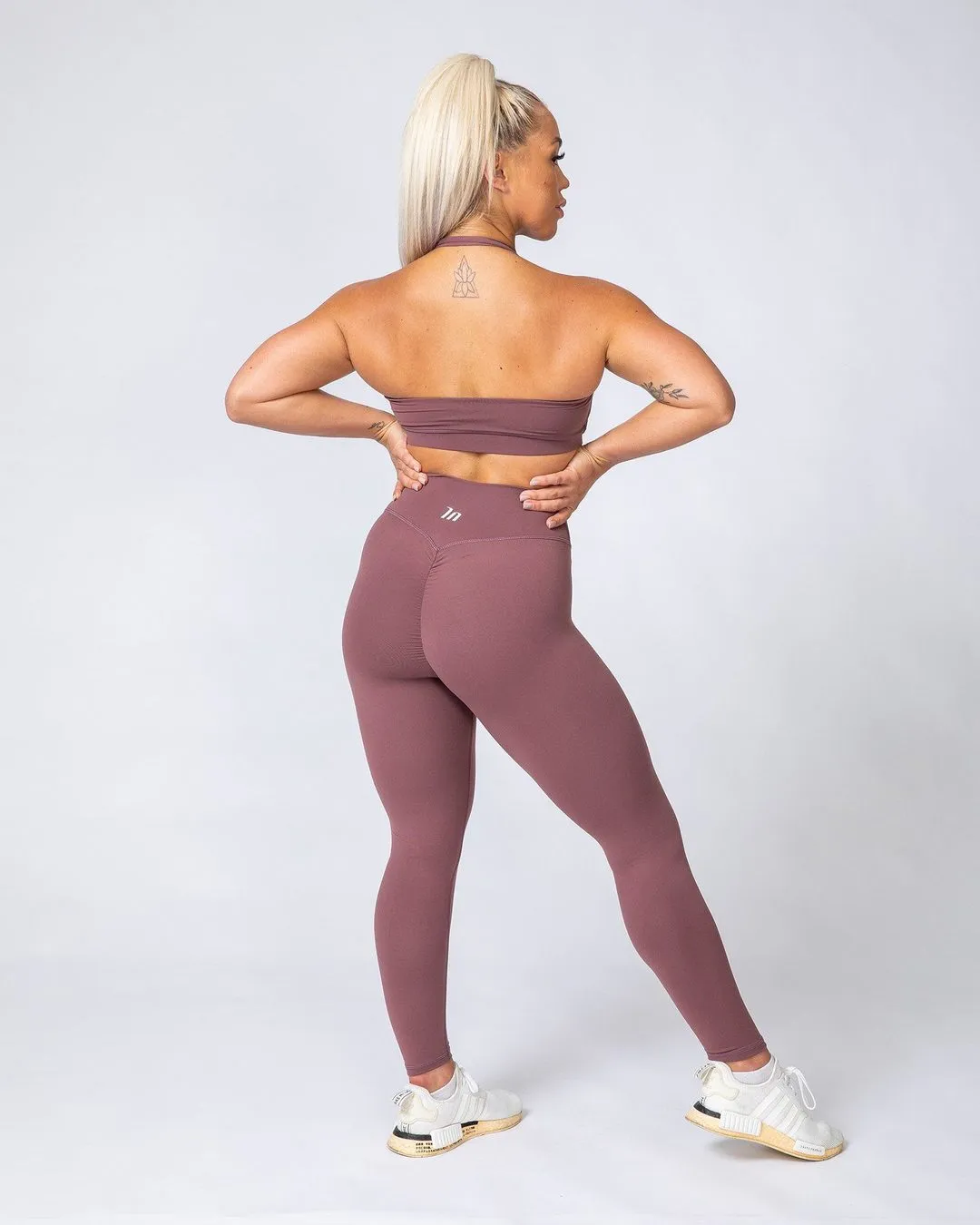 Signature Scrunch Ankle Length Leggings - Dusk